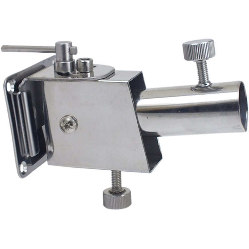 We'll have to take out the stainless steel frame fittings with a two-headed stand in front of the left hand